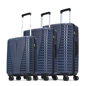 Aristocrat Airpro Set of 3 (Cabin+Medium+Large) Trolley Bags, Poseidon Blue