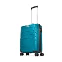 Aristocrat Polypropylene Chroma 3 Pc Set Cabin 55 Cm(Small), 66 Cm(Medium), 75 Cm(Large) 8 Wheels Spinner Hard Case Trolley Bags for Travel,Suitcase with Combination Lock&amp;3 Years Warranty(Black)
