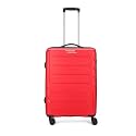 Aristocrat Chroma Medium 65cm Hardsided,8 Wheel Spinner,Fixed Combination Lock, Spacious, for Men &amp; Women, 7 Year Warranty - Red