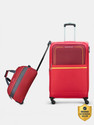 ARISTOCRAT Evolve Large Bag 79cm & Sierra Duffle Trolley 52cm For Travel Expandable Check-in Suitcase 4 Wheels - 34 inch
