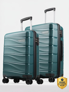 aristocrat olympus set of 2 small 55cm  medium 66cm - trolley bag cabin  check-in set 8 wheels - 26 inch