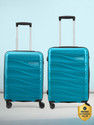 ARISTOCRAT Olympus Set of 2 (Small 55cm | Medium 66cm) - Trolley Bag Cabin & Check-in Set 8 Wheels - 26 Inch