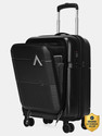 ARISTOCRAT Orbit Hard Side Laptop Compartment Trolley Bag With Combination Lock Cabin Suitcase 8 Wheels - 21 inch