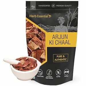 herb essential arjun ki chaal 400g terminalia arjuna bark sun dried
