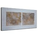 Arjun Neutral Canvas Wall Art Abstract Painting Wabi-Sabi 40"x20"