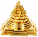 ARKAM Brass Meru Shri Yantra/Brass Meru Yantra - Solid (3x3 inches) Brass Yantra (Pack of 1)