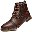 Arkbird Mens Chelsea Boots, Stylish and Comfort Leather Chukka Ankle Boots with Zipper