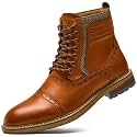 Arkbird Mens Chelsea Boots, Stylish and Comfort Leather Chukka Ankle Boots with Zipper