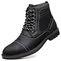 Arkbird Mens Chelsea Boots, Stylish and Comfort Leather Chukka Ankle Boots with Zipper