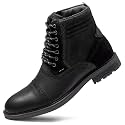 Arkbird Mens Chelsea Boots, Stylish and Comfort Leather Chukka Ankle Boots with Zipper