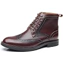 Arkbird Mens Chelsea Boots, Stylish and Comfort Leather Chukka Ankle Boots with Zipper