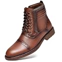 Arkbird Mens Chelsea Boots, Stylish and Comfort Leather Chukka Ankle Boots with Zipper