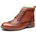 Arkbird Mens Chelsea Boots, Stylish and Comfort Leather Chukka Ankle Boots with Zipper