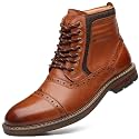 Arkbird Mens Chelsea Boots, Stylish and Comfort Leather Chukka Ankle Boots with Zipper