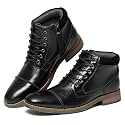 Arkbird Mens Dress Boots Genuine Leather Cap Toe Ankle Boots