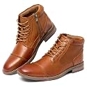 Arkbird Mens Dress Boots Genuine Leather Cap Toe Ankle Boots