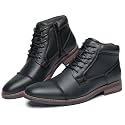 Arkbird Mens Dress Boots Genuine Leather Cap Toe Ankle Boots