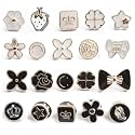 20Pcs Women Shirt Brooch Buttons Pearl No Sew Button Pins Instant Button Jeans Button Pins Women Shirt Safety Brooch