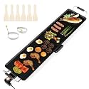 ARLIME 35" Large Electric Griddle, Nonstick Countertop BBQ Grill