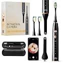 Arly Cam-Brush 1 - Wireless Intraoral Camera &amp; Sonic Electric Toothbrush for Adults - Black