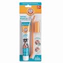 Arm & Hammer Advanced Pet Care Enzymatic Toothpaste & Brush Set for Dogs, Poultry Flavor, Whitening, Freshening