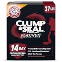 ARM & HAMMER Clump & Seal Platinum Clumping Cat Litter, Online Only, 37 Lbs