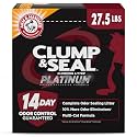 ARM & HAMMER Clump & Seal Platinum Clumping Cat Litter, Exclusive, 27.5 Lbs