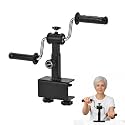 Arm Bike for Physical Therapy, Hand Bike Pedal Exerciser, Portable Arm Exercise Equipment for Arm and Shoulder Workout, Desktop Clamp Design, Suitable for Tabletops 0.4-1.95 in Thick