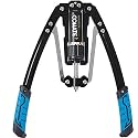 Arm Exerciser, Arm Muscle Training Machine, Adjustable Hydraulic Pressure 22-440lbs, Power Twister Bar Adjustable Fitness Equipment for Men and Women-Exercise Biceps, Pectoral Muscles,Blue