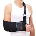 Comforband Arm Sling – Lightweight &amp; Breathable Medical Sling with Adjustable Shoulder Strap for Torn Rotator Cuff, Broken or Fractured Forearm Bones (Junior)