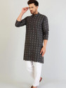 ARMAAN ETHNIC Men Self Design Straight Kurta