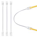 Armacost Lighting 2 Pin COB LED Strip Light Tape to Tape Connector, 4 Pack 560700