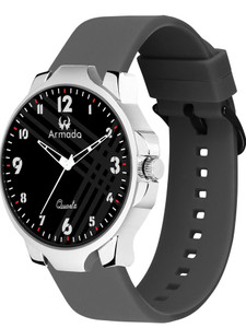 armado ar-mh-1381427-dark grey-black mens and boys watch with stylish along comfortable strap analog watch  - for men