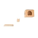 Armarkat Cat Wall Scratch Series: Tree W1907A with Condo, Perch, and Stepup, Natural Beige Medium