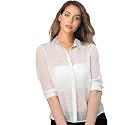 Armenian Women Poly Georgette Dobby Textured Fabric