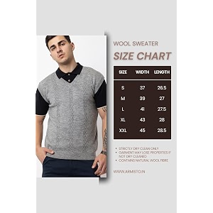 armisto men39s plain half-zip winter sweater - sportscasualoffice wear - ideal for travel
