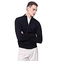 Armisto Men's Plain Half-Zip Winter Sweater - Sports/Casual/Office Wear - Ideal for Travel
