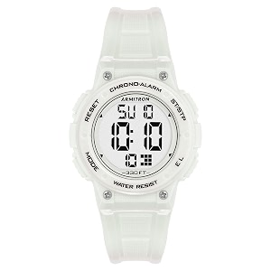 Armitron Sport Womens Digital Chronograph Resin Strap