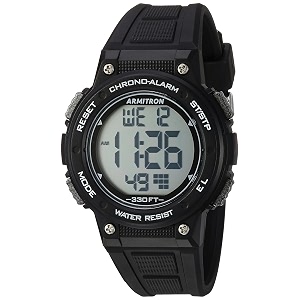 Armitron Sport Womens Digital Chronograph Resin Strap