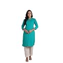 Armiya Rayon Solid Straight KurtaKurti for Women