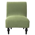Armless Accent Chair Cover Slipcover for Living Room,Olive Green