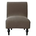 Armless Accent Chair Cover Slipcover for Living Room,Coffee