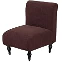 Armless Accent Chair Cover Slipcover for Living Room,Coffee