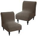 Armless Accent Chair Cover Slipcover for Living Room,Coffee