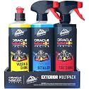 Armor All Podium Series 3-Piece Exterior Car Detailing Kit - Oracle Red Bull Racing, Hybrid Ceramic Wash &amp; Shine, Exterior Detailer &amp; Tire Shine Spray, Gift for Dad, 16 fl oz Each