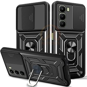 Armor Bumper Back Cover Case for Infinix