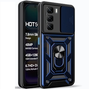 Armor Bumper Back Cover Case for Infinix
