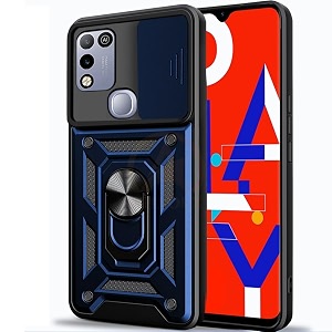 Armor Bumper Back Cover Case for Infinix