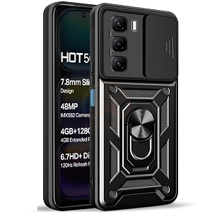 Armor Bumper Back Cover Case for Infinix
