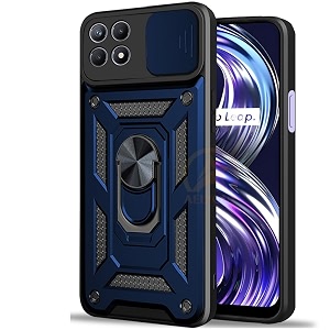 Armor Bumper Back Cover Case for Realme